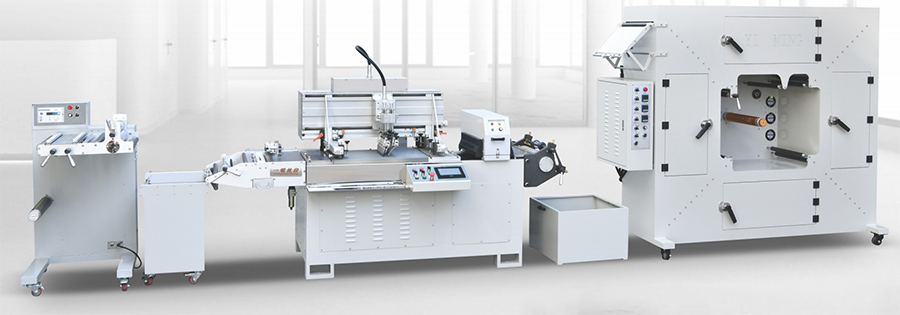 YM-450-K單色高速自干油墨單色絲印機